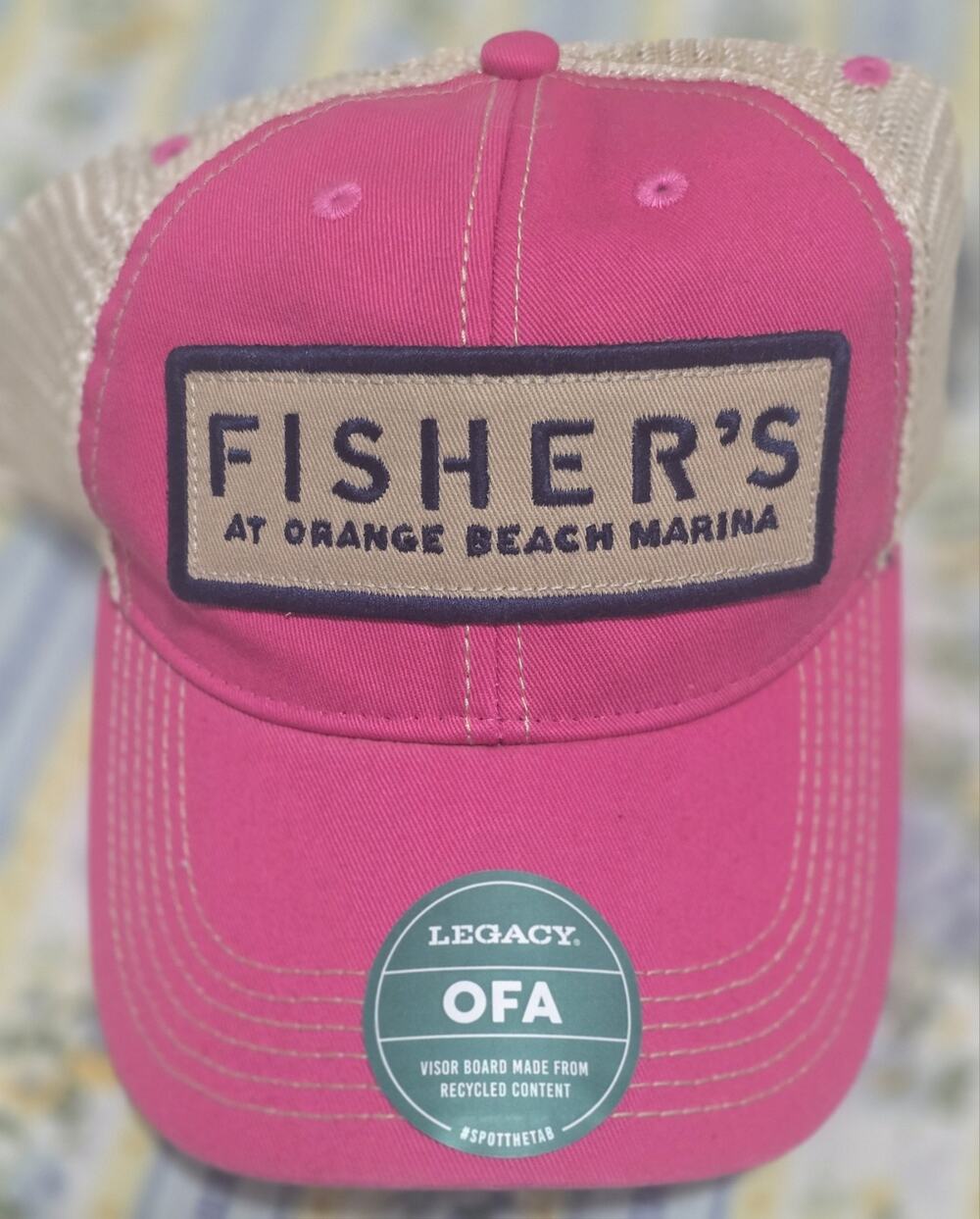 Fisher's At Orange Beach Marina Snapback Mesh Cap Hat Legacy